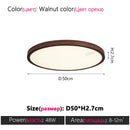 Axyaa Modern Full Spectrum Ceiling Lamp for Bedroom, Living Room, Study - Ultra-thin & Eye-friendly