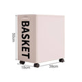 Axyaa Rolling Laundry Basket & Toy Storage Cart - Portable & Multifunctional