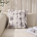 Axyaa Plush Tie-Dyed Fleece Pillowcase - Soft Sofa Cushion Cover