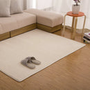 Axyaa Grey Floor Mat Thick Living Room Bedroom Carpet Children's Room Non-Slip Rug