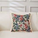 Axyaa Retro Cotton & Linen Throw Pillowcase 45x45 - Yarn-Dyed Jacquard Cover