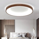 Axyaa Wood Grain LED Ceiling Light for Dining Room, Living Room, Bedroom & Study