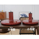Axyaa Red Chandelier: Danish Style, Post-Modern Bauhaus Art for Bedroom, Restaurant, Study