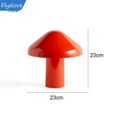 Axyaa Mushroom Desk Lamp: Portable Charging Night Light for Bedroom Atmosphere