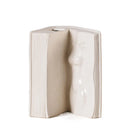 Axyaa Abstract Man Face Vase Book Stand & Desktop Storage Rack
