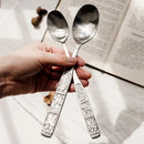 Axya Gold Stainless Steel Dinnerware Sets - Main & Dessert Spoons