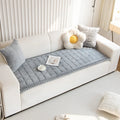 Axyaa Plush Fur Sofa Cushion: Modern Home Decor, Fluffy & Anti-Slip Seat Protection