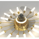 Axyaa 2024 Modern Chandelier Ceiling Fan for Home Decor Lighting