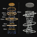 Axyaa Modern Luxury Staircase & Living Room Pendant Lights for Indoor Lighting