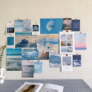 Axyaa Nordic Retro Wall Decor Photo Card Stickers DIY Art Postcard Set