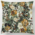 Axyaa Floral Polyester Cushion Cover - Stylish Home Decor Pillowcase