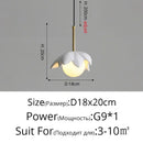 Axyaa LED Pendant Lights for Study Room, Bedroom, Bar, Living Room - Modern Indoor Chandelier