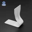 Axyaa Magnetic Shelf Bracket with Anti-Reverse Baffle for Supermarket Food Display