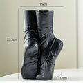 Axyaa Ballet Shoes Dancer Vase: Realistic Portrait Sculpture for Elegant Flower Arrangements