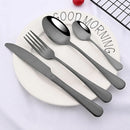Axyaa 24pc Stainless Steel Dinnerware Cutlery Set in Gift Box