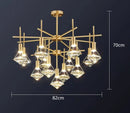 Axyaa Modern LED Chandeliers for Dining Room Pendant Lights Hanging Lamps