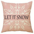 Axyaa Christmas Snow Pillows Cover - Sofa Bedroom Car Cushion