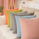 Axyaa Plain Throw Cushion Cover for Sofa Bed Car Home Decor