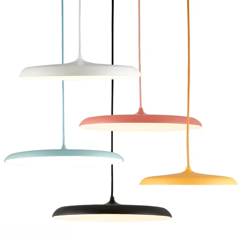 Axyaa UFO Metal Pendant Light: Modern Art Design, Nordic Style, for Home Decor