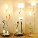 Nordic Vertical Floor Lamp with Coffee Table for Bedroom Living Room Study Sofa Bedside