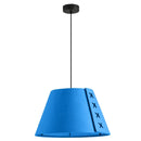 Axyaa Circular PET Acoustic Felt Pendant Light for Office, Restaurant, Cafe