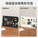 Axyaa Magnetic Whiteboard Sign for Coffee Shop - Large Standing Blackboard Billboard
