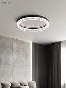 Axyaa Crystal Ceiling Lamp: Modern Italian Minimalist Design for Bedroom & Living Room