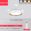 Axyaa Modern Ceiling Fan with Invisible Blades and Full Light Integration