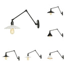 Axyaa Retro Black Wall Lamp with Switch for Living Room and Corridor
