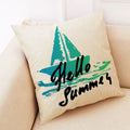 Axyaa Summer Linen Pillowcase for Home and Office Decoration