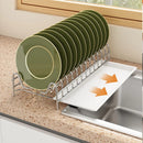 Stainless Steel Pull-out Dish Storage Rack - Axyaa Bowl Storage Rack