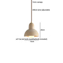 Axyaa Antique Brass LED Pendant Lamp with White Glass, Retro Design, Adjustable Height