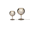 Axyaa Gold Chrome Glass Table Lamp | Luxury Decor for Living Room, Villa, Cafe