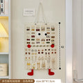 Axyaa Felt Jewelry Display Organizer Wall Mounted Hair Bow Holder