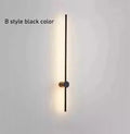 Axyaa Outdoor Wall Sconces Strip IP65 Anti Rust 3000K 4500K 6000K Black Linear Lighting