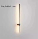 Axyaa Outdoor Wall Sconces Strip IP65 Anti Rust 3000K 4500K 6000K Black Linear Lighting
