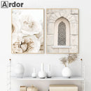 Axyaa Islamic Mosque Calligraphy Wall Art Canvas Painting for Living Room