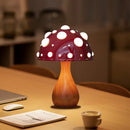 Axyaa Shiitake Desk Lamp: Biomimetic LED Lighting, AC/USB Powered, Amanita Mushroom Design