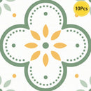 Axyaa Peel and Stick Vinyl Floor Tile Sticker, 20 x 20cm Square, Non-slip Self-adhesive Wall Sticker