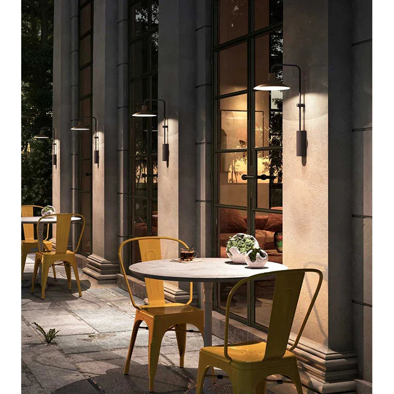 Axyaa Luxury Modern Wall Lamp for Courtyards, Cafes, and Restaurants