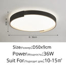 Axyaa Modern Nordic Ceiling Lamp with Remote Control
