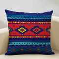 Axyaa Geometric Aztec Boho 45x45cm Linen Pillowcase for Home Sofa Decor
