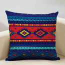 Axyaa Geometric Aztec Boho 45x45cm Linen Pillowcase for Home Sofa Decor