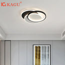 Axyaa Modern LED Chandelier for Living Room Study Parlor Foyer Lights - Black White