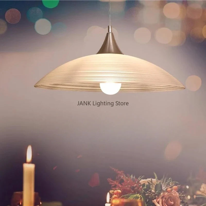 Axyaa Nordic Ripple Chandelier LED Pendant Lamps