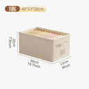 Axyaa Fabric Storage Box with Tag: Organize Home Clothing in Thickened Basket