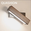 Axya Solid Wood Rotatable Wall Lamp Walnut Color LED Sconce