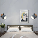 Axyaa LED Wrought Iron Wall Lamp for Children's Room and Bedroom Decoration