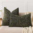 Axyaa Abstract Art Textured Accent Pillow Cover