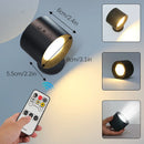 Axyaa Double Head Wall Lamp Touch Control USB Rechargeable Night Light
